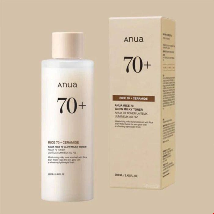 تونر آبرسان و روشن کننده برنج +70 آنوا / Anua